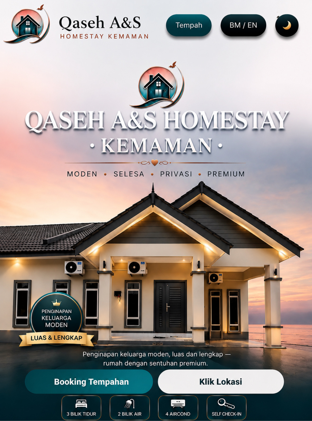 Qaseh A&S Homestay Kemaman