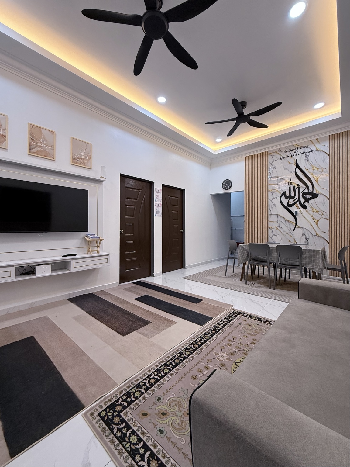 Ruang Tamu Qaseh A&S Homestay